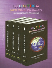 Mustika New World Dictionary : Inggris - Indonesia