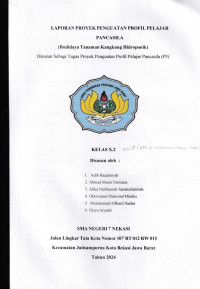 LAPORAN PROYEK PENGUATAN PROFIL PELAJAR PANCASILA (Budidaya Tanaman Kangkung Hidroponik)