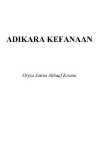 ADIKARA KEFANAAN