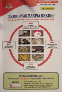 Pembuatan Bakpia Kering